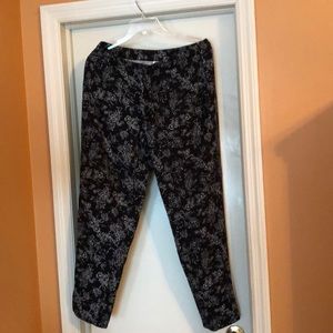 J Jill black and white pants